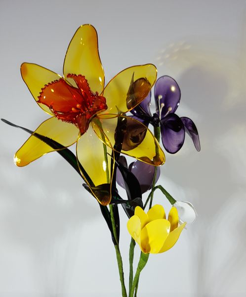 Spring Flowers - everlasting acrylic resin flowers