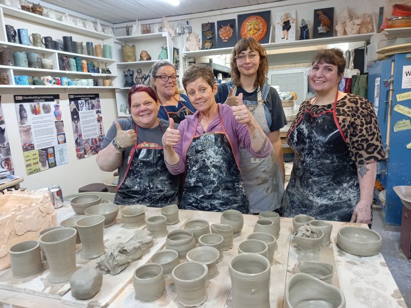 build pottery skills