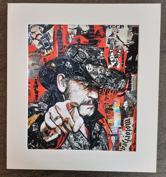 Lemmy Motorhead Mounted Print