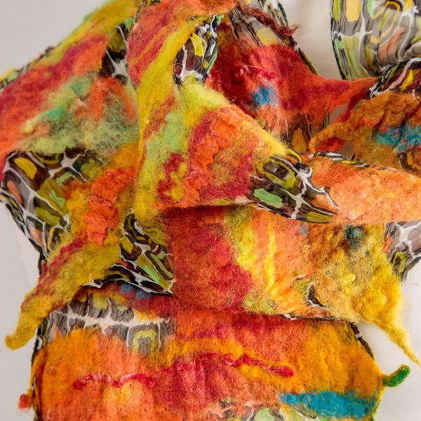 Nuno Felted Scarf Example
