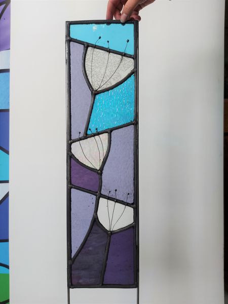 Stained Glass Garden Panel