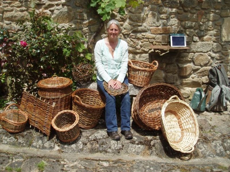 Round and oval baskets from HCA/NADFAS funded training