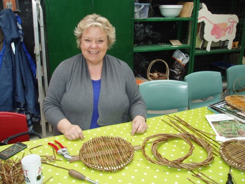 Willow platter workshop at Cronkshaw Fold Farm