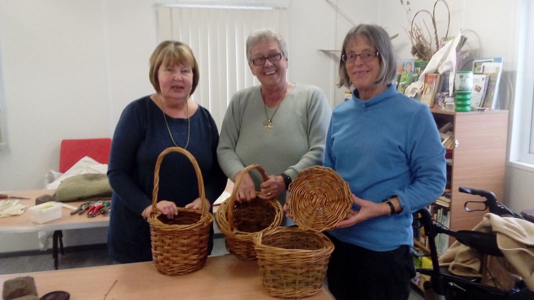 Traditional basket workshop for Lancashire Willdlife Trust