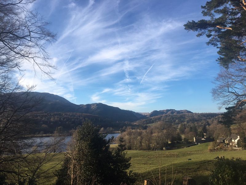 View from the garden at Lanehead, Coniston