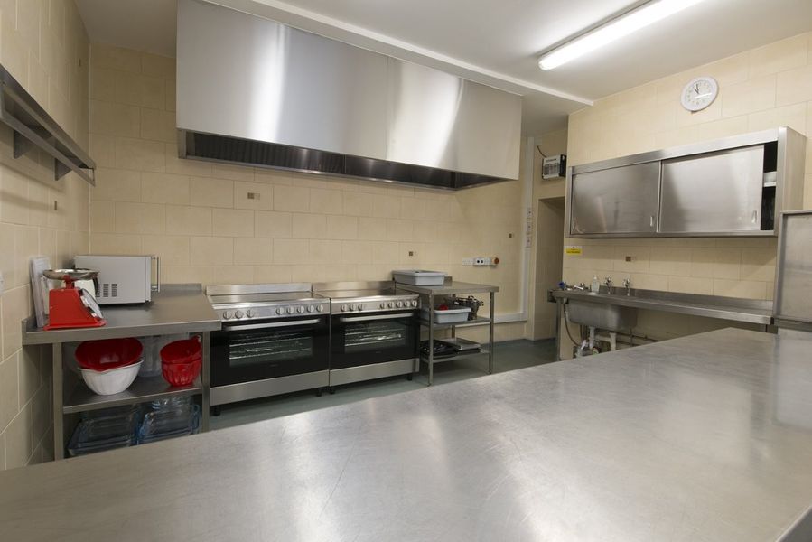Commercial kitchen at Lanehead