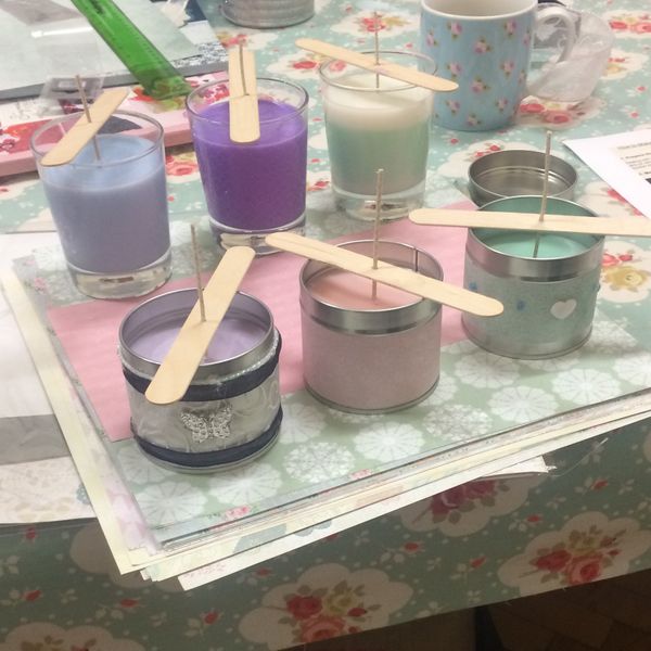 Stunning handmade candles with soy wax