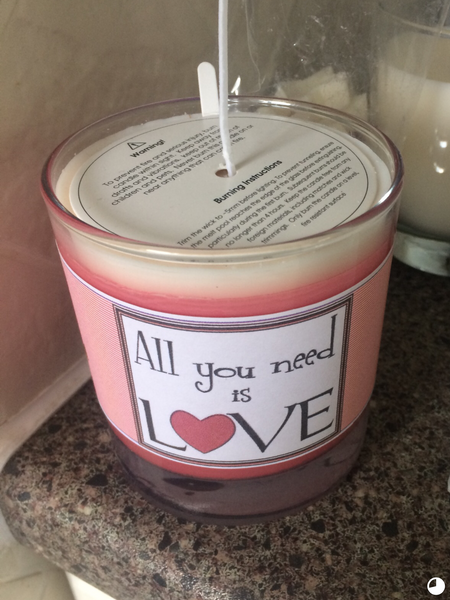 Candle made in Tickton