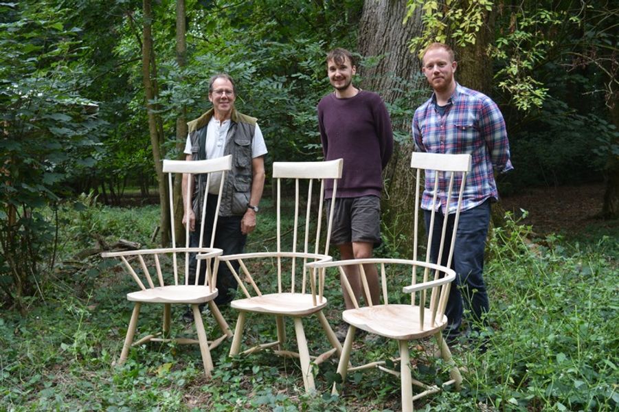 Well done chaps, lovely chairs