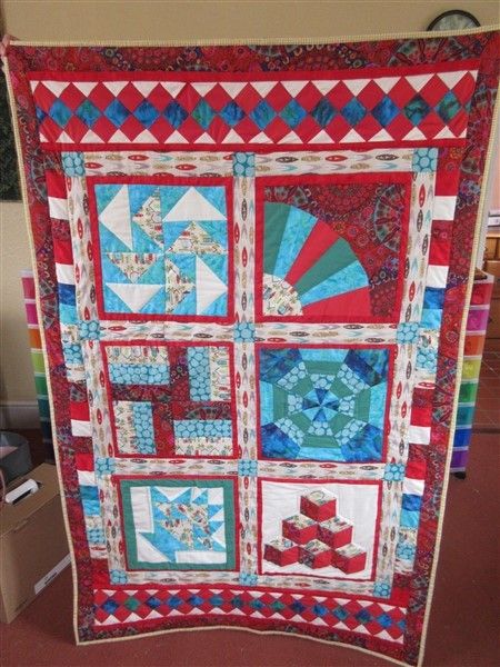 Students sampler quilt