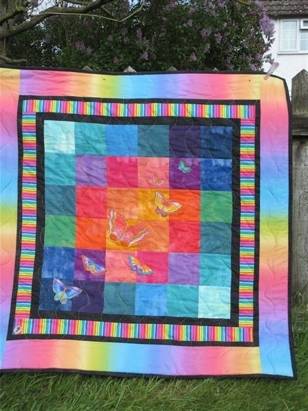 Simple lap quilt