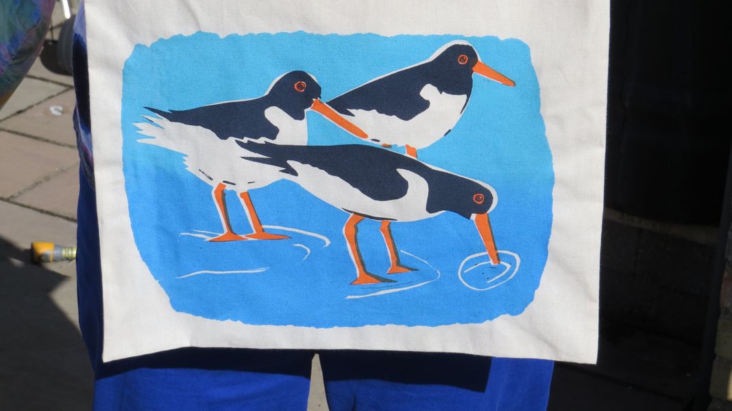 Screen printed waders