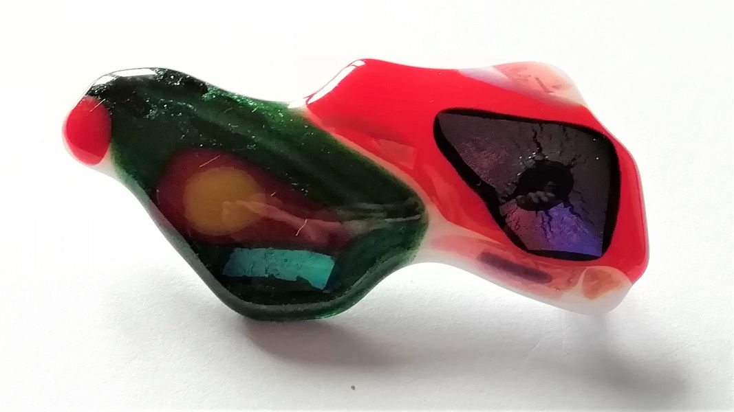 Fused Glass brooch