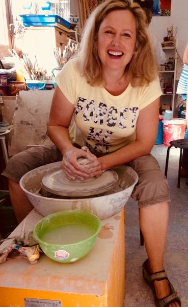 Trina on the Potters Wheel