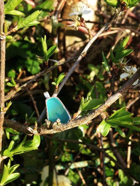 Sea glass pendant