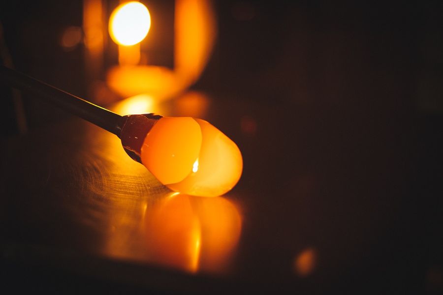Learn to shape glass in a beginners lesson