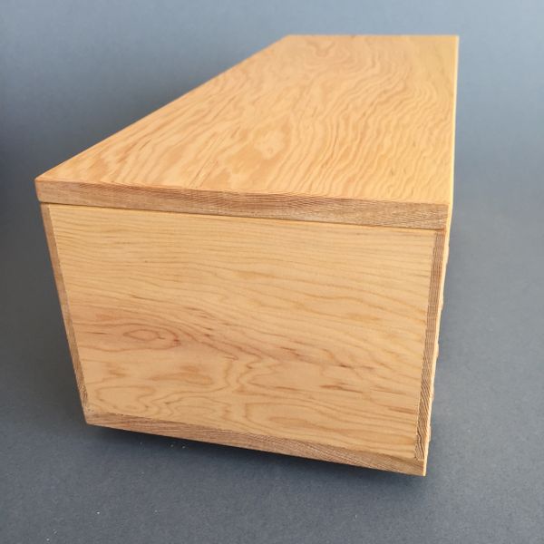 End view of the lap joint box 