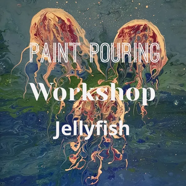 Paint pouring Jellyfish workshop