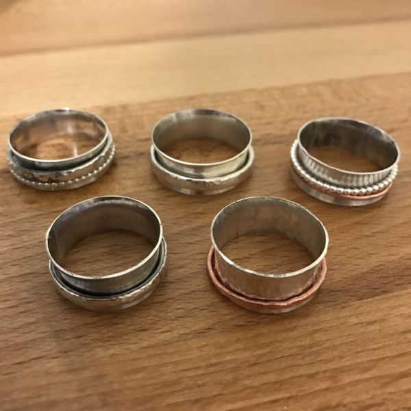 Student work from our spinning ring class