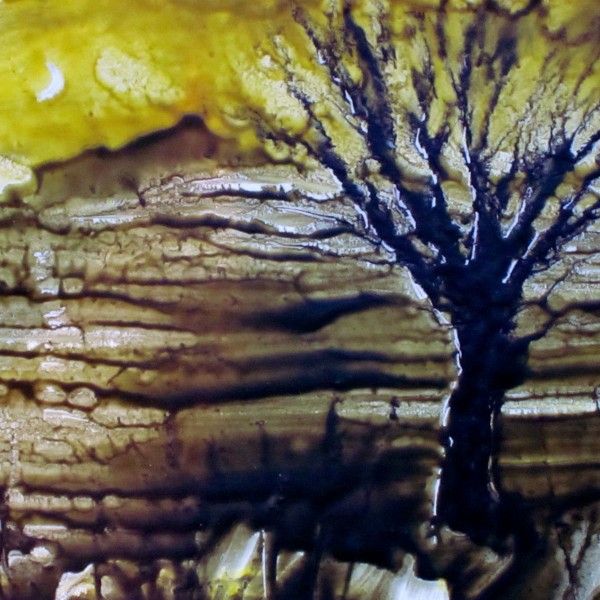 encaustic wax landscape by Phil Madley