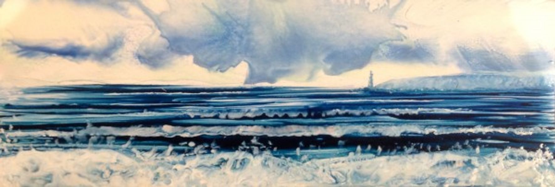 seascape painted by Phil Madley in encaustic wax