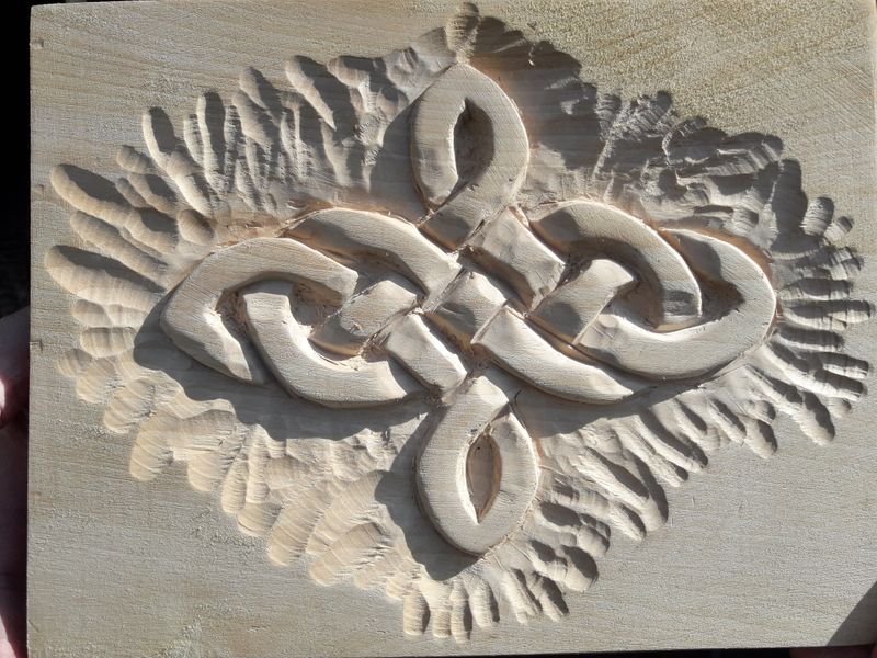 Wood Carving... Relief & Sculpture in Hardwood with Alister Neville at Greystoke