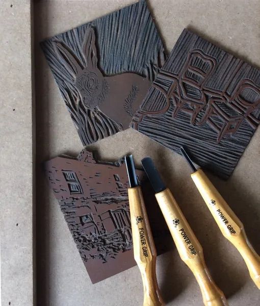 Power Grip Carving Tools — Linocut Printmaking Blog — Linocut Artist