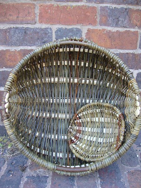 Willow frame basket at Greenwood Days