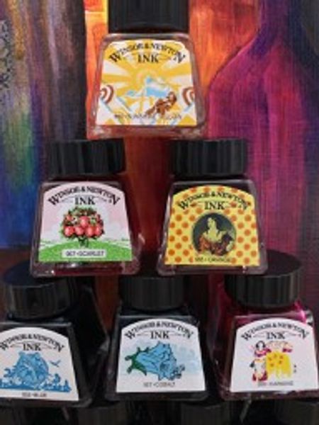 A selection of inks