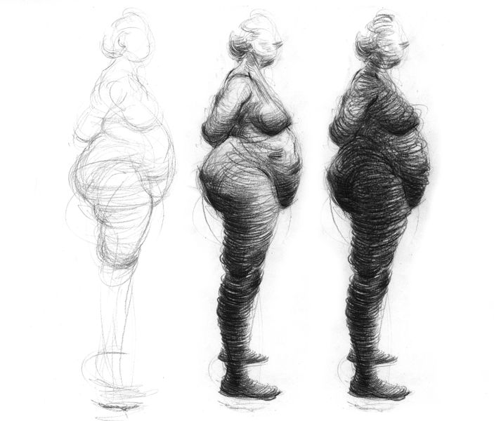 Figure drawing by Jake Spicer