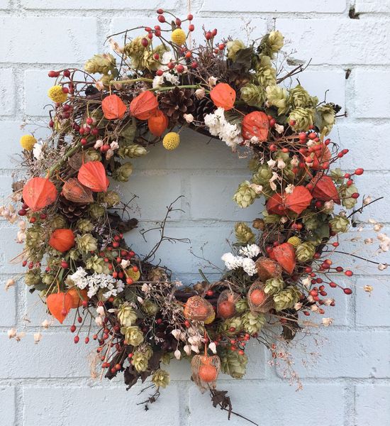 Get creative with a huge array of dried flowers, seed heads and grasses. All grown by us on our flower plot.