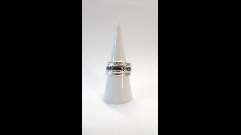 silver stackable ring workshop with Josephine Tournebize