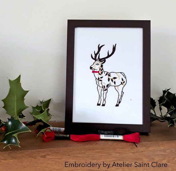 Mr Rudolph: Hand embroidery