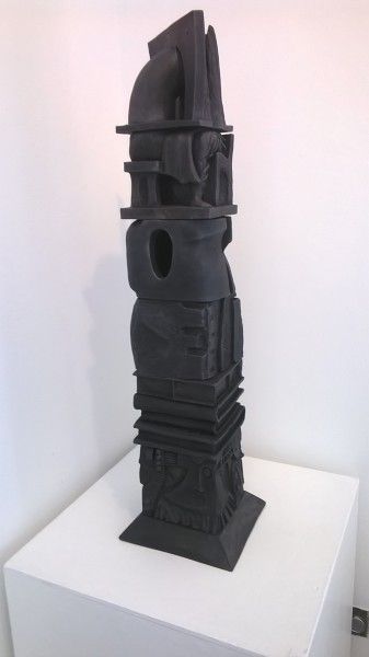 Andy Thomson, Totem, sculpture class exhibition, July 2016