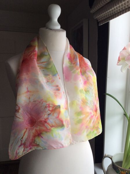 Gorgeous Delicate Silk Scarf, by Ruth Rutherford.