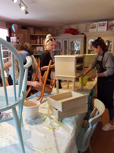 Furniture Painting Workshop at From Loft to Loved in Sedgefield