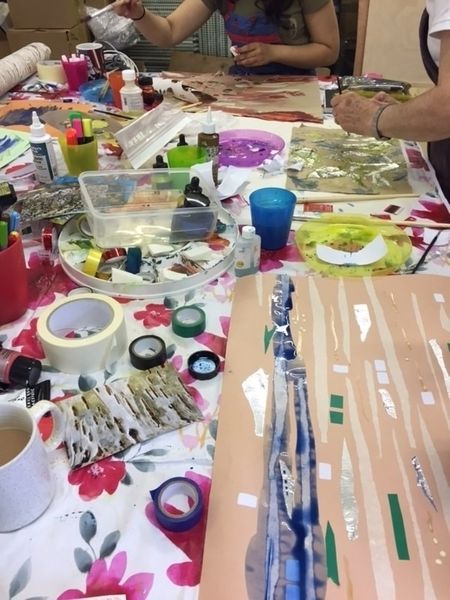 lots of materials to play with