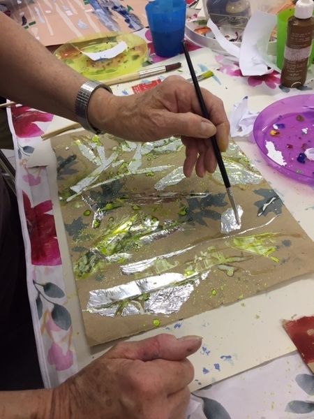 Tape, ink and foil techniques