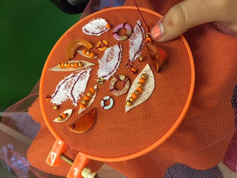 Developing drawings into stitch