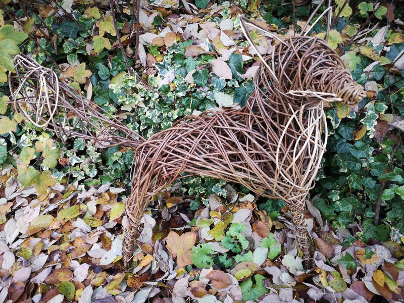 willow fox sculpture