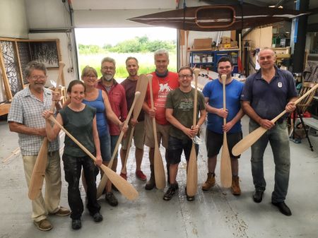 Make a canoe paddle - two day course in Oxfordshire 