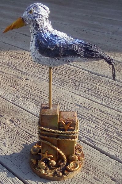 Sea bird - This Bird is created from scratch and makes a lovely sculpture