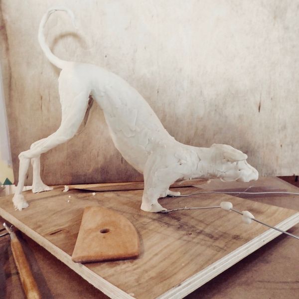 Sculpture Course with Olivia Clifton-Bligh at Bull Mill Arts Wiltshire