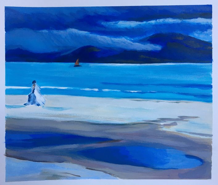 Art & Wine Evening 'Iona' landscape option