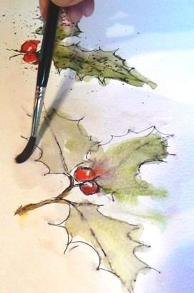 Discovering Pen and Wash - A 'Quirky Workshop' near Penrith at Greystoke Cycle Cafe