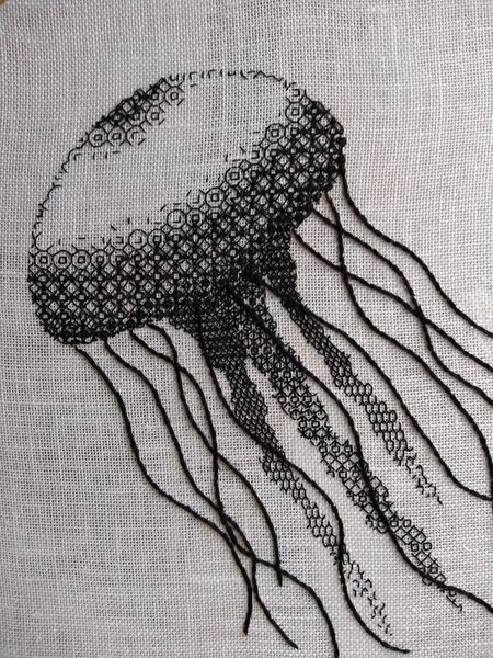Blackwork jellyfish