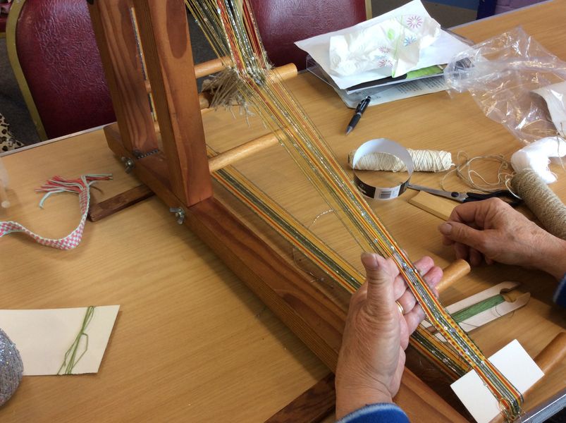 Weaving on an Inkle Loom