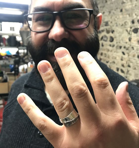 Student with his ring