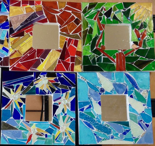 Mosaic mirrors