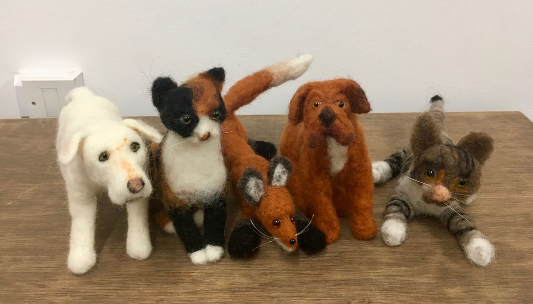 Gorgeous dogs and cats made by students in 2024